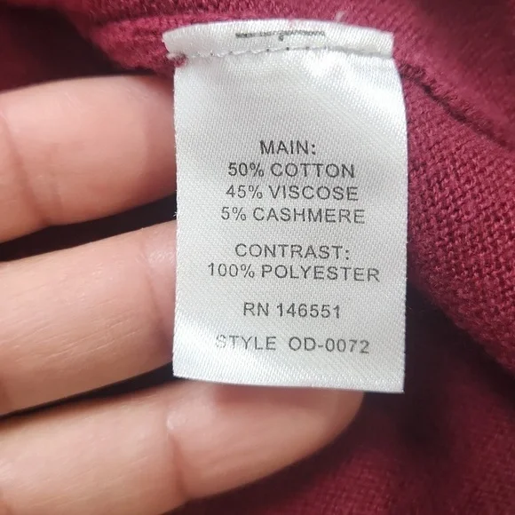 Octavia morlot flare and applique sleeves women knit sweater size Medium - Picture 12 of 12